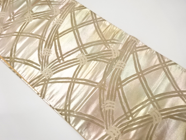 アンティーク　光悦垣模様織り出し袋帯（材料）